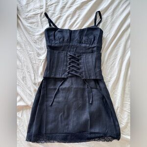 Reformation Ainsley Linen Dress NWOT